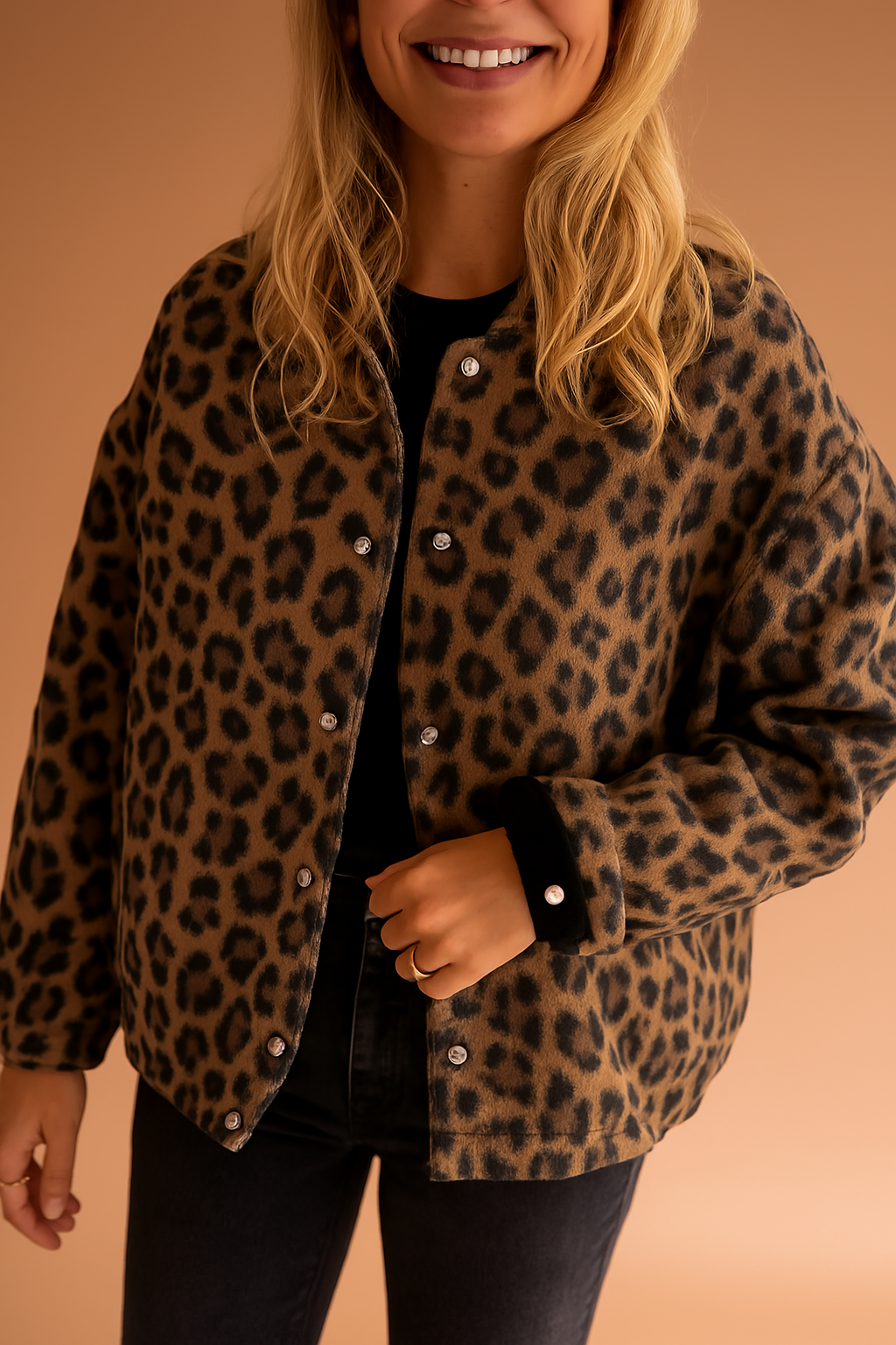 Prestox™ Trendy zomer jas met luipaardmotief
