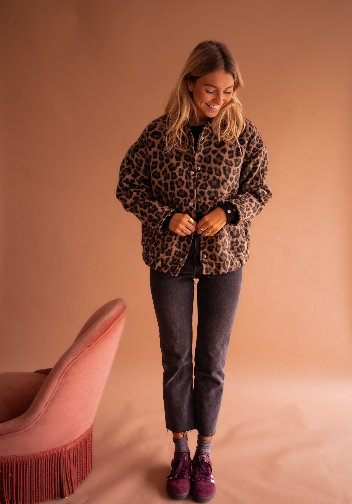 Prestox™ Trendy zomer jas met luipaardmotief