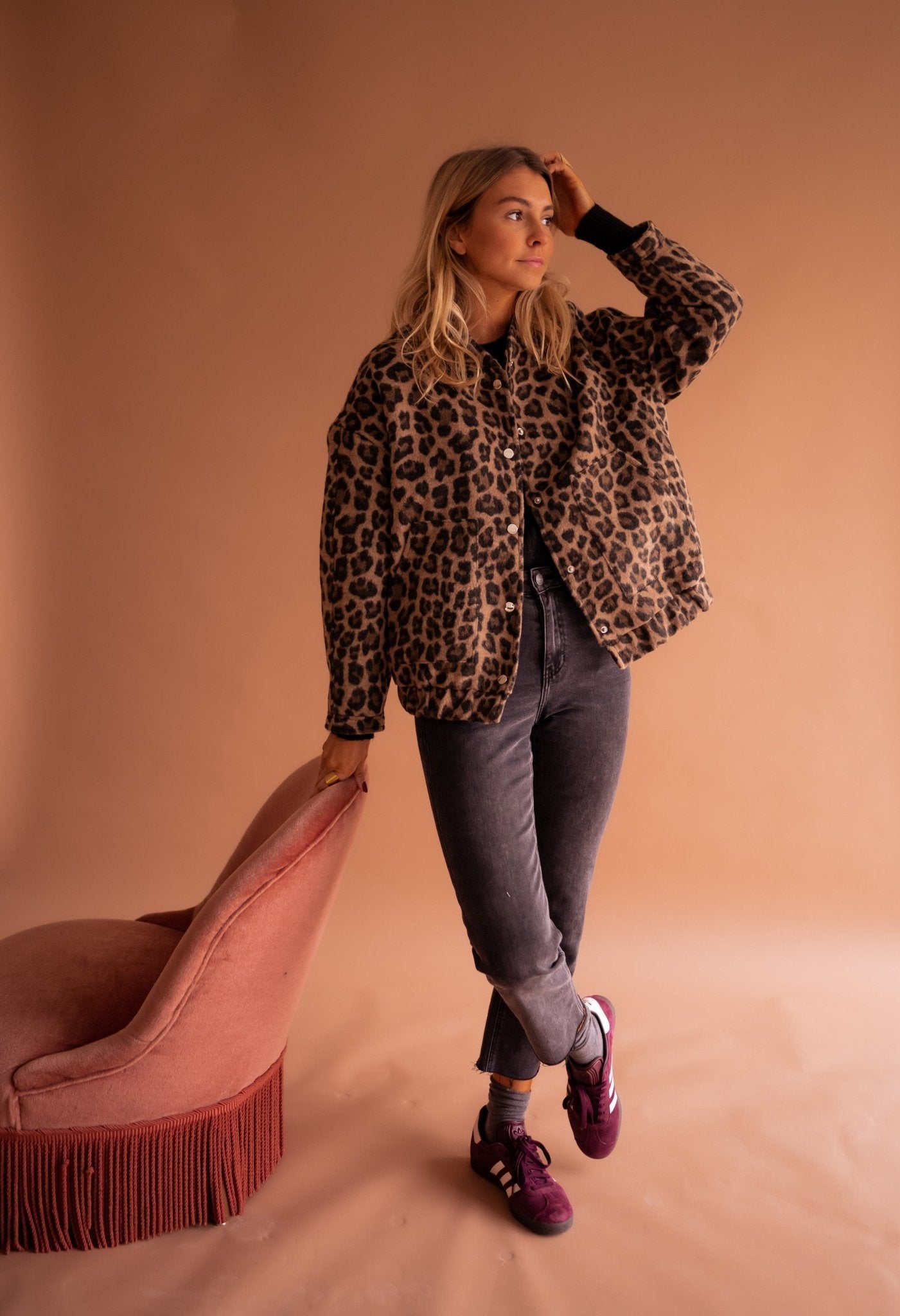 Prestox™ Trendy zomer jas met luipaardmotief