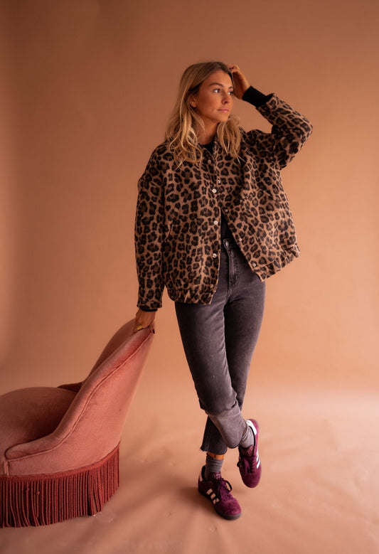 Prestox™ Trendy zomer jas met luipaardmotief