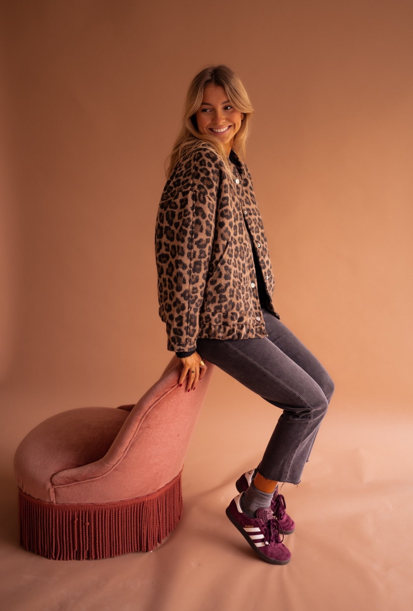 Prestox™ Trendy zomer jas met luipaardmotief