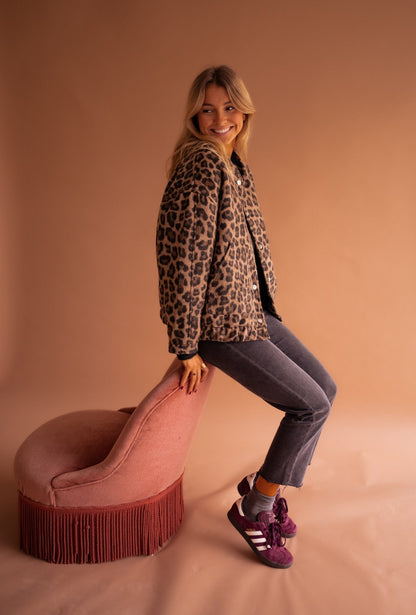 Prestox™ Trendy zomer jas met luipaardmotief