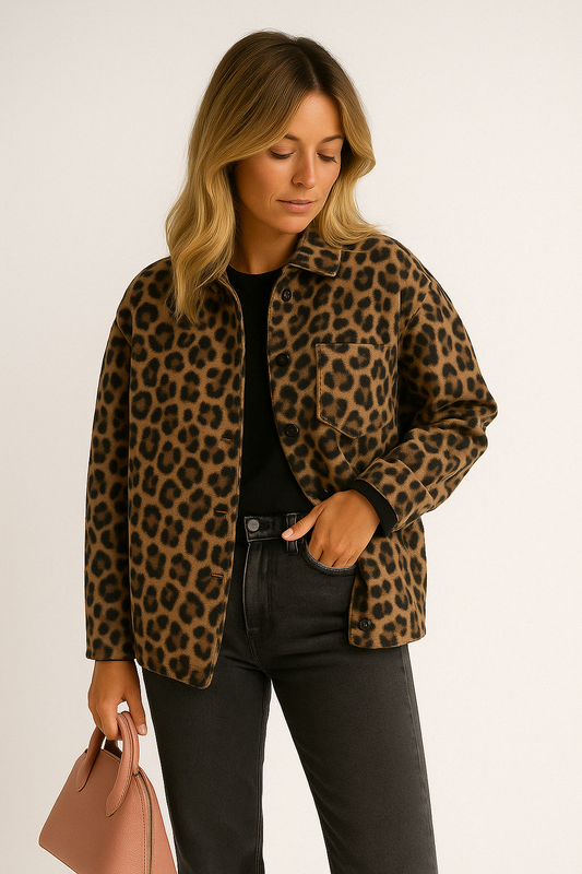 Prestox™ Trendy zomer jas met luipaardmotief